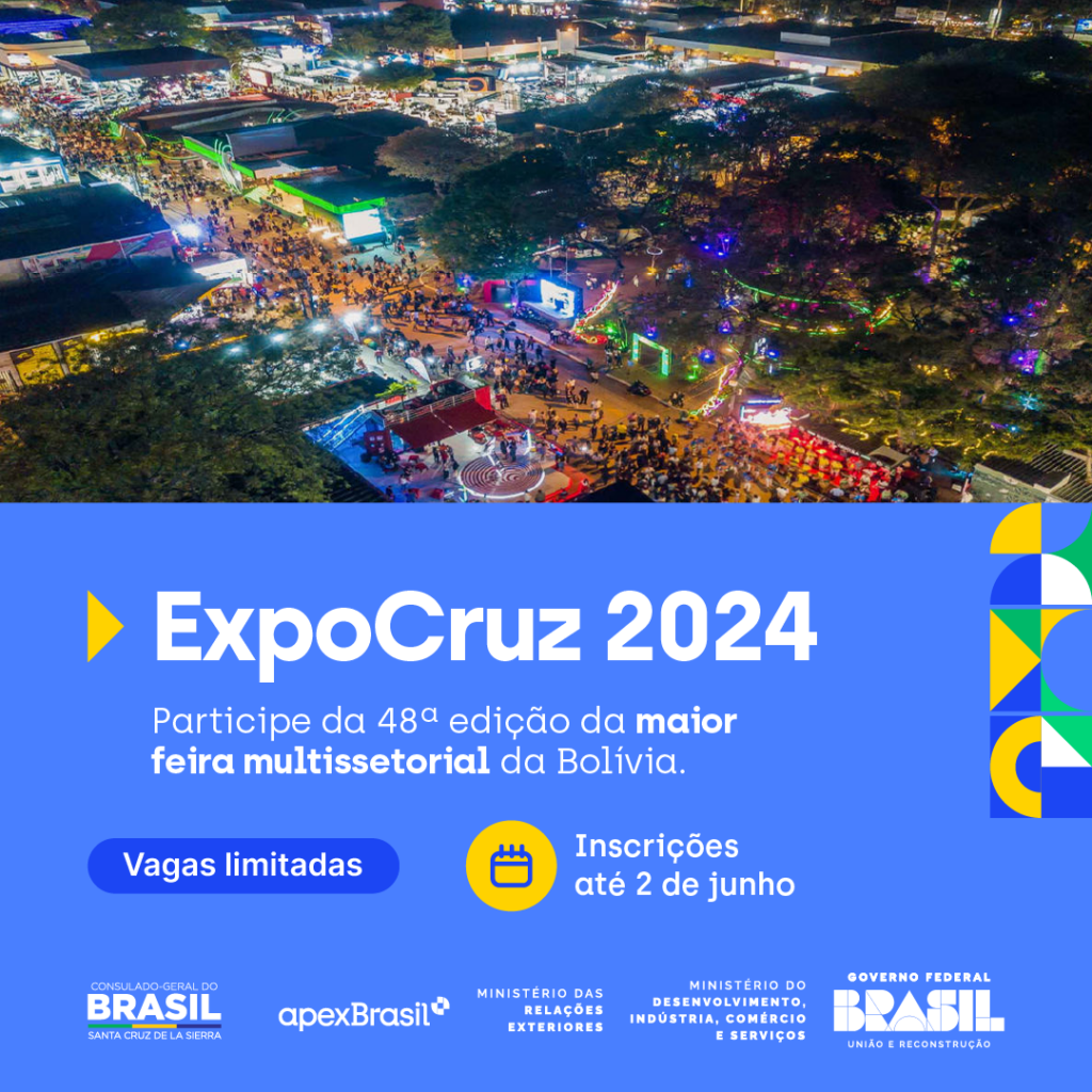 48ª edição da feira ExpoCruz 2024 Plataforma Brasil Exportação