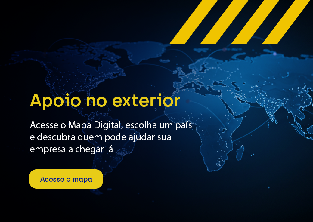 Imagem de mapa digital dos continentes-Consiga apoio no exterior para sua empresa